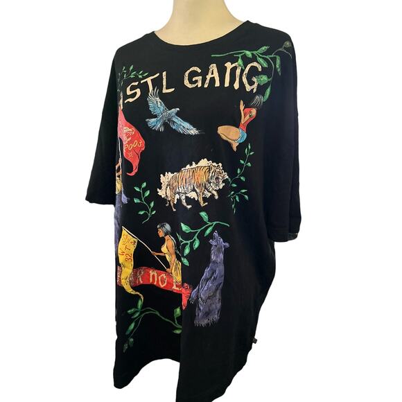 Hustle Gang Streetwear Fear No Evil Graphic Tee, 3XL, Men's - Picture 2 of 9